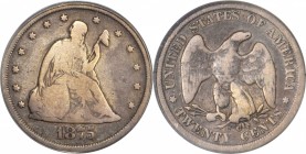 Twenty-Cent Piece

1875-CC Twenty-Cent Piece. BF-2. Rarity-1. VG-10 (PCGS).

PCGS# 5297. NGC ID: 23R6.
