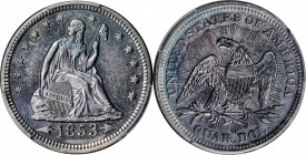 Liberty Seated Quarter

1853 Liberty Seated Quarter. Arrows and Rays. AU Details--Cleaned (PCGS).

PCGS# 5426. NGC ID: 23U4.