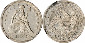 Liberty Seated Quarter

1853-O Liberty Seated Quarter. Arrows and Rays. Briggs 2-C. AU Details--Cleaned (NGC).

PCGS# 5428. NGC ID: 23U5.