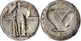 Standing Liberty Quarter

1921 Standing Liberty Quarter. Fine-12 (NGC).

PCGS# 5740. NGC ID: 243H.