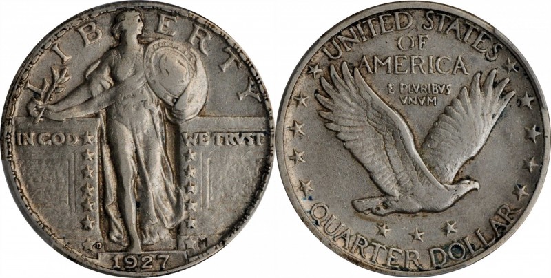 Standing Liberty Quarter

1927-D Standing Liberty Quarter. EF-45 (PCGS).

PC...