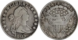 Draped Bust Half Dollar

1803 Draped Bust Half Dollar. O-103, T-3. Rarity-3. Large 3. VG Details--Cleaned (PCGS).

PCGS# 6066. NGC ID: 24EF.