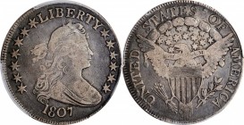 Draped Bust Half Dollar

1807 Draped Bust Half Dollar. O-105, T-4. Rarity-1. VG-10 (PCGS).

PCGS# 6079. NGC ID: 24EM.

Acquired from Old Town Co...