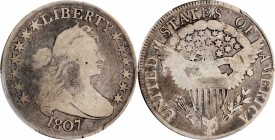 Draped Bust Half Dollar

1807 Draped Bust Half Dollar. O-105, T-4. Rarity-1. Good-6 (PCGS).

PCGS# 6079. NGC ID: 24EM.

From our (Stack's) Empir...