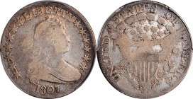 Draped Bust Half Dollar

1807 Draped Bust Half Dollar. O-105a, T-4. Rarity-4. Good-6 (PCGS).

PCGS# 6079. NGC ID: 24EM.

Ex Eastern Collection; ...