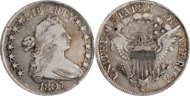 Draped Bust Half Dollar

1807 Draped Bust Half Dollar. O-108, T-1. Rarity-3. Fine-15 (PCGS).

PCGS# 6079. NGC ID: 24EM.

From Superior's sale of...