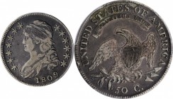 Capped Bust Half Dollar

1809 Capped Bust Half Dollar. O-106. Rarity-3. VF-20 (PCGS).

PCGS# 6092. NGC ID: 24ES.