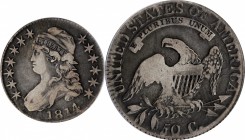 Capped Bust Half Dollar

1814/3 Capped Bust Half Dollar. O-101a. Rarity-2. Fine-15 (PCGS).

PCGS# 6106. NGC ID: 24F4.