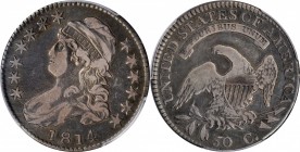 Capped Bust Half Dollar

1814 Capped Bust Half Dollar. O-108. Rarity-2. E/A in STATES. VF-25 (PCGS).

PCGS# 6107.

Acquired from Stu Keen, July ...