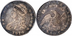 Capped Bust Half Dollar

1819/8 Capped Bust Half Dollar. O-104. Rarity-1. Large 9. VF Details--Scratch (PCGS).

PCGS# 6119.

From our (Coin Gall...