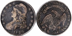 Capped Bust Half Dollar

1829/7 Capped Bust Half Dollar. O-102. Rarity-2. VF-25 (PCGS).

PCGS# 6155. NGC ID: 24FT.

From our (Coin Galleries') s...