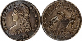 Capped Bust Half Dollar

1834 Capped Bust Half Dollar. O-106. Rarity-1. Large Date, Small Letters. EF-40 (PCGS).

PCGS# 39910. NGC ID: 24FY.