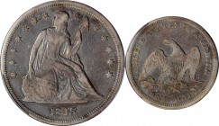 Liberty Seated Silver Dollar

1845 Liberty Seated Silver Dollar. OC-1. Rarity-2. VF-25 (PCGS).

PCGS# 6931. NGC ID: 24YF.

Acquired from EBW Coi...