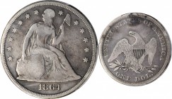 Liberty Seated Silver Dollar

1864 Liberty Seated Silver Dollar. OC-1. Rarity-2. Repunched Date. VG Details--Cleaning (PCGS).

PCGS# 6954. NGC ID:...