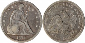 Liberty Seated Silver Dollar

1872 Liberty Seated Silver Dollar. OC-13. Rarity-6-. Fine Details--Scratch (PCGS).

PCGS# 6968. NGC ID: 24ZJ.

Fro...