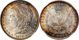 Morgan Silver Dollar

1878 Morgan Silver Dollar. 7 Tailfeathers. Reverse of 1879. MS-62 (NGC).

PCGS# 7076. NGC ID: 253L.