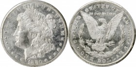 Morgan Silver Dollar

1880-CC Morgan Silver Dollar. VAM-5. Top 100 Variety. 8/7 High 7. MS-64 (PCGS).

PCGS# 7102.