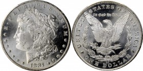 Morgan Silver Dollar

1881-CC Morgan Silver Dollar. MS-64 (PCGS).

PCGS# 7126. NGC ID: 2547.

Ex GSA.