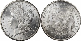 Morgan Silver Dollar

1884-CC GSA Morgan Silver Dollar. MS-64 (NGC).

A lengthy scratch in the front of the GSA holder just above the coin is note...