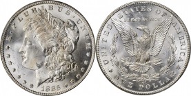 Morgan Silver Dollar

1885-CC Morgan Silver Dollar. MS-64 (PCGS).

PCGS# 7160. NGC ID: 254S.