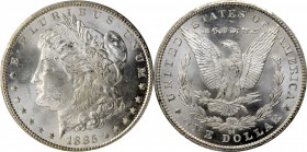 Morgan Silver Dollar

1885-CC Morgan Silver Dollar. MS-62 (PCGS).

PCGS# 7160. NGC ID: 254S.

Ex GSA.