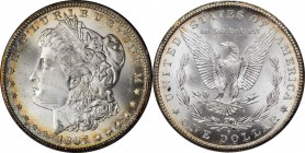 Morgan Silver Dollar

1887-S Redfield Morgan Silver Dollar. MS-63 (NGC).

Housed in a red Paramount International Coin Corp. Redfield Collection h...