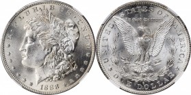 Morgan Silver Dollar

1888-S Morgan Silver Dollar. MS-63 (NGC).

PCGS# 7186. NGC ID: 2557.