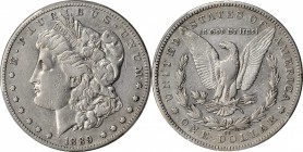 Morgan Silver Dollar

1889-CC Morgan Silver Dollar. Fine Details--Cleaned (PCGS).

PCGS# 7190. NGC ID: 2559.