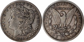 Morgan Silver Dollar

1890-CC Morgan Silver Dollar. VF-25 (PCGS).

PCGS# 7198. NGC ID: 255D.