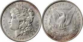 Morgan Silver Dollar

1901 Morgan Silver Dollar. AU Details--Cleaned (PCGS).

PCGS# 7272. NGC ID: 256J.