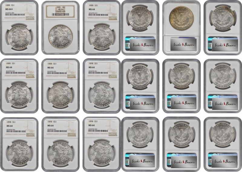 Morgan Silver Dollar

Lot of (9) Choice Mint State Morgan Silver Dollars. (NGC...