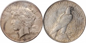Peace Silver Dollar

1934-S Peace Silver Dollar. AU-50 (NGC).

PCGS# 7377. NGC ID: 257Z.