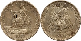 Trade Dollar

1875-CC Trade Dollar. Type I/I--Chopmark--EF Details--Damage (PCGS).

PCGS# 87038.

From the Francesca Collection.