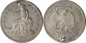 Trade Dollar

1876 Trade Dollar. Type I/II. EF Details--Holed (PCGS).

PCGS# 7041. NGC ID: 2539.
