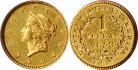 Gold Dollar

1850-O Gold Dollar. Winter-1, the only known dies. Net EF-40 (ANACS). AU Details--Ex Jewelry. OH.

PCGS# 7512.
