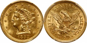 Liberty Head Quarter Eagle

1853 Liberty Head Quarter Eagle. MS-61 (PCGS).

PCGS# 7767. NGC ID: 25HV.

From the Francesca Collection.