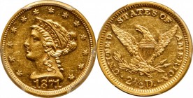 Liberty Head Quarter Eagle

1871 Liberty Head Quarter Eagle. AU-55 (PCGS).

PCGS# 7813. NGC ID: 25KH.

From the Francesca Collection.