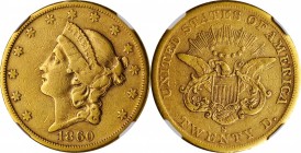 Liberty Head Double Eagle

1860-S Liberty Head Double Eagle. EF-40 (NGC).

PCGS# 8931. NGC ID: 269F.
