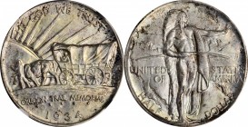 Oregon Trail Memorial

1934-D Oregon Trail Memorial. Tripled Die Obverse. MS-65 (NGC).

PCGS# 9344. NGC ID: BYHA.