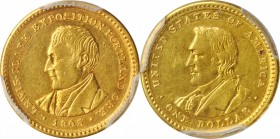 Lewis and Clark Exposition Gold Dollar

1905 Lewis and Clark Exposition Gold Dollar. Unc Details--Cleaning (PCGS).

PCGS# 7448. NGC ID: BYLG.