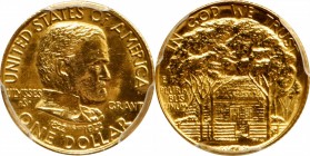 Grant Memorial Gold Dollar. No Star

1922 Grant Memorial Gold Dollar. No Star. AU Details--Cleaned (PCGS).

PCGS# 7458. NGC ID: BYLN.

From the ...