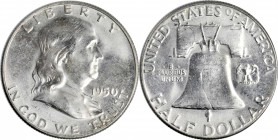 Rolls

BU Roll of 1950 Franklin Half Dollars.

Housed in a plastic tube. Light PVC residue is noted for most examples. (Total: 20 coins)