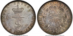 British Colony. George IV "Anchor Money" 1/2 Dollar 1822 MS63 NGC, KM4, Br-857 (R3-1/2), NC-1A1, Prid-8. Standard, non-overdate variety. A very handso...