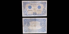 Banque de France
20 Francs Bleu 13.5.1912
Ref : F. 10/2
VF