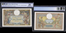 Banque de France
100 Francs Luc Olivier Merson sans Lom, 25.1.1921
Ref : F. 23/14
PCGS Choice VF 35 Details