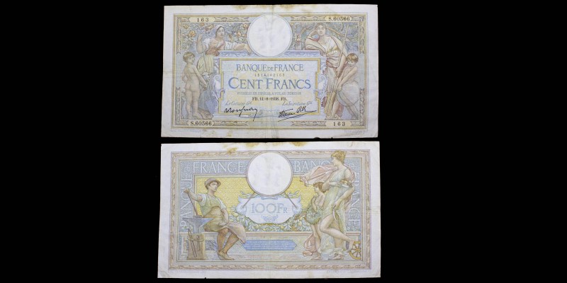 Banque de France
100 Francs Luc Olivier Merson "modifié", 11.8.1938
Ref : F. 25/...