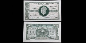 Billet pour le Trésor
1000 Francs Marianne, 1945
Ref : VF 13/1
EF-UNC