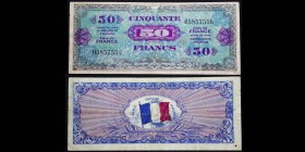 Billet pour le Trésor
50 Francs Drapeau, Série de 1944
Ref : VF19
VF