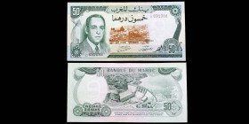 Banque du Maroc
50 Dirhams, 1970-1390
Ref : Pick#58a
EF-UNC