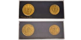 Togo 10 & 25 Francs 1957 Essai
Ref : KM# E6, E7. Mintage 2300. 
Conservation : FDC, dans coffret original